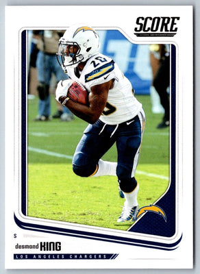2018 Score Gold Desmond King #185