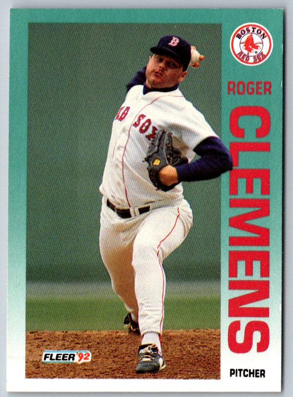 1992 Fleer Roger Clemens #37