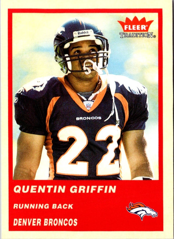 2004 Fleer Tradition Green Quentin Griffin #201
