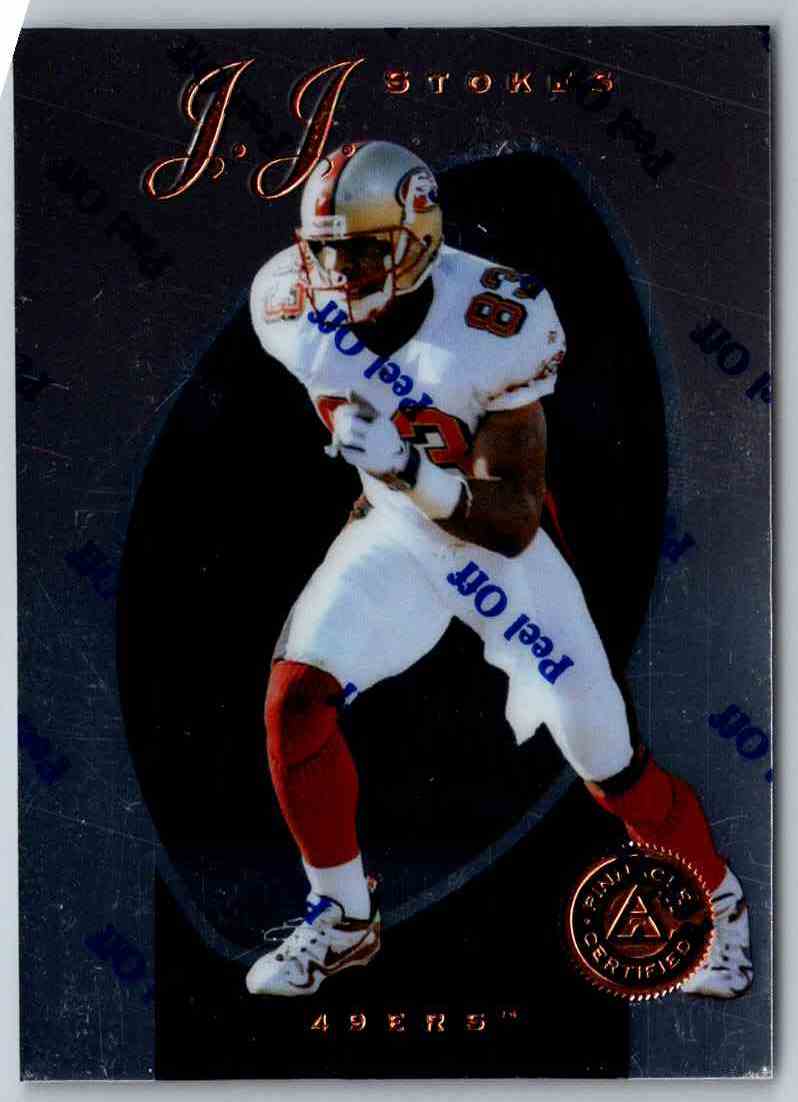1997 Pinnacle Certified NFL J.J. Stokes