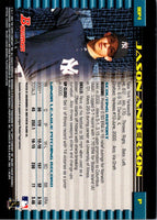 2002 Bowman Draft Picks & Prospects Gold Jason Anderson #BDP4
