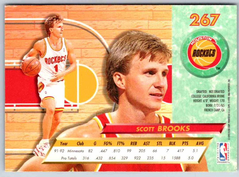 1992 Fleer Ultra Scott Brooks