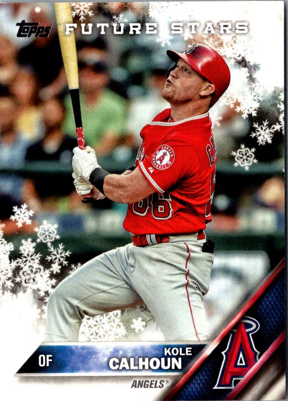2016 Topps Holiday Baseball Kole Calhoun #HMW59