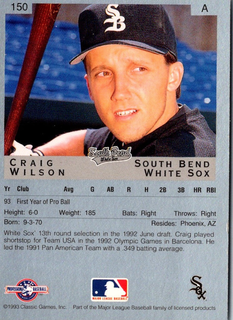 1993 Classic Best Craig Wilson