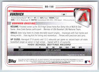 2020 Bowman Aj Vukovich #BD-150