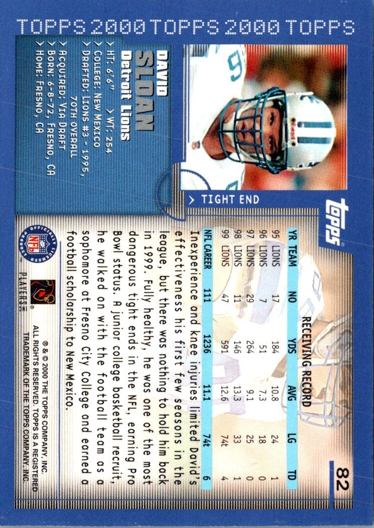 2000 Topps David Sloan