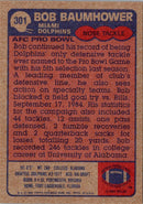 1985 Topps Bob Baumhower