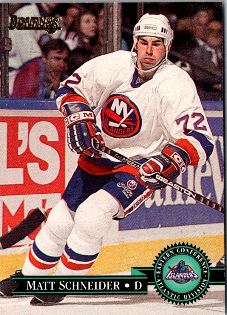 1995 Donruss Mathieu Schneider