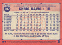 2016 Topps Archives Chris Davis #207