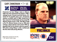 1991 Pro Set Gary Zimmerman #224