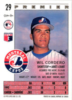 1993 Leaf Gold Rookies Wil Cordero #2