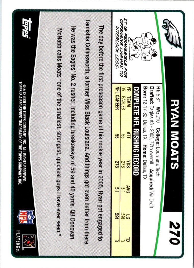 2006 Topps Ryan Moats