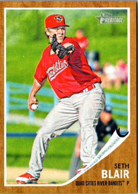 2011 Topps Heritage Minor League Seth Blair #66