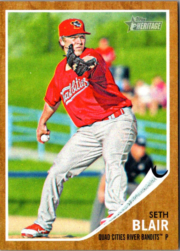 2011 Topps Heritage Minor League Seth Blair #66