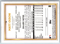 2020 Topps Gallery Matt Olson #15