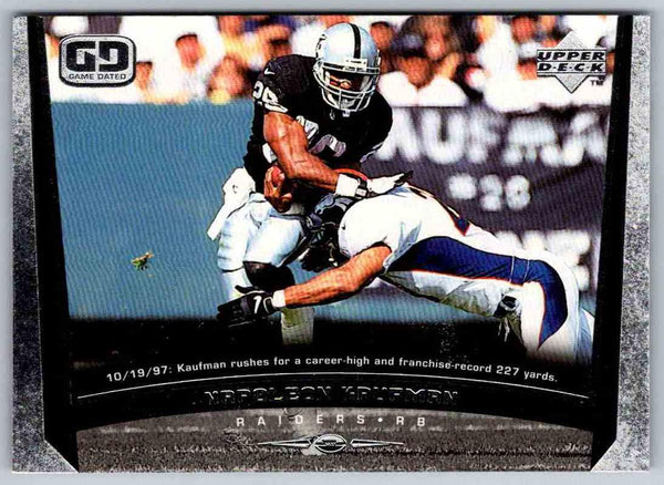 1998 Upper Deck Napoleon Kaufman #183