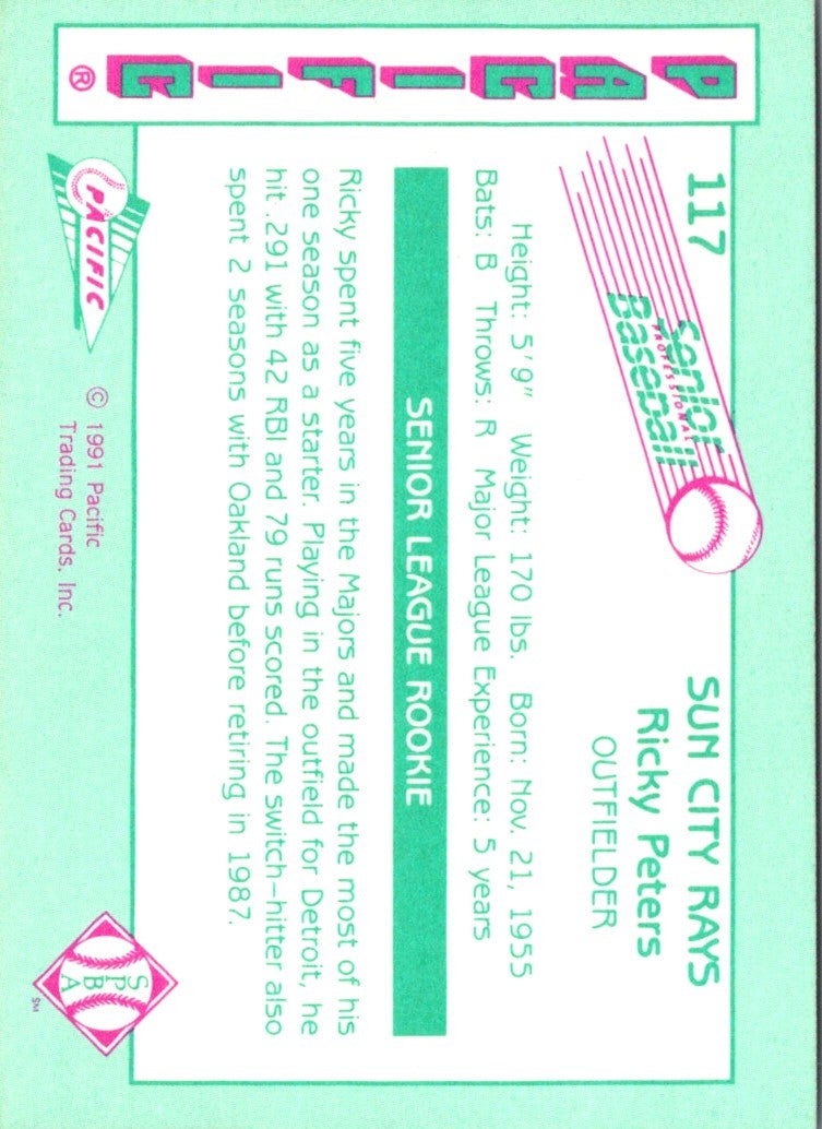 1991 Pacific Senior League Ricky Peters
