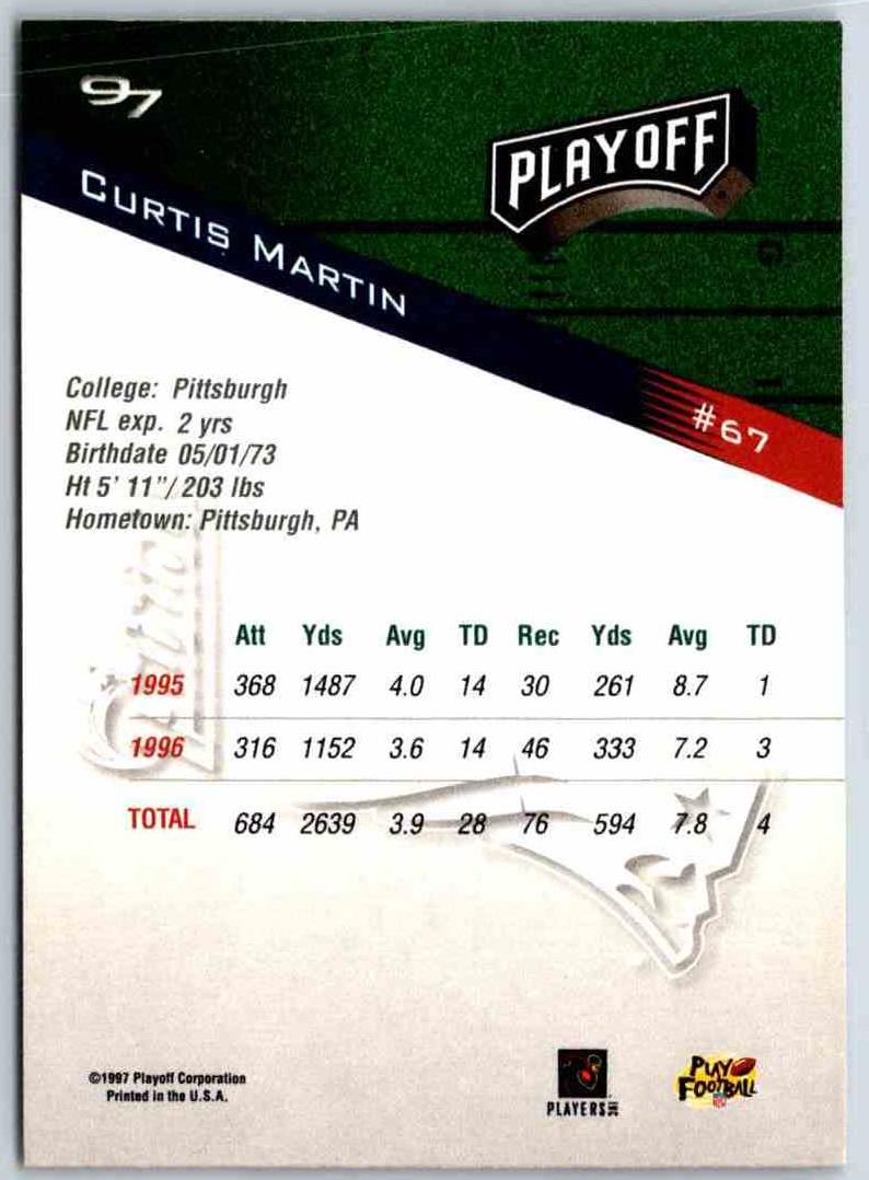 1998 Pacific Curtis Martin