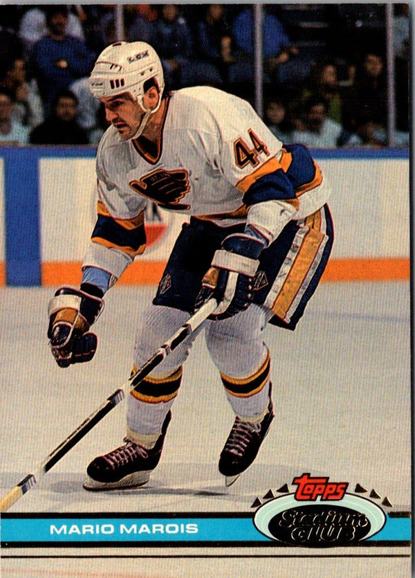 1991 Stadium Club Mario Marois #12