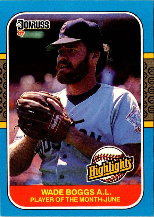 1987 Donruss Highlights Wade Boggs #14