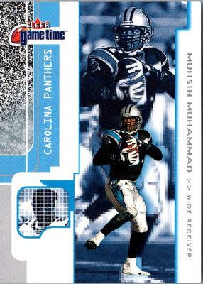 2001 Fleer Game Time Muhsin Muhammad #80