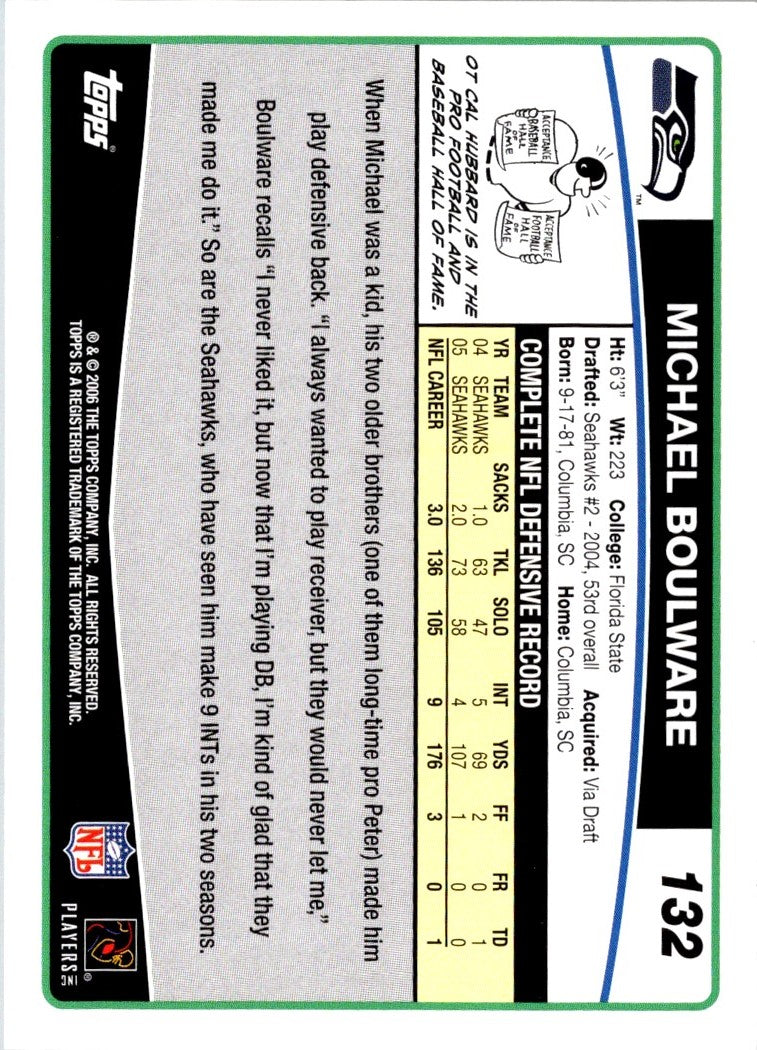 2006 Topps Michael Boulware