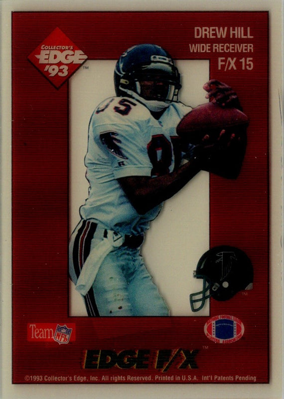 1993 Collector's Edge Rookies FX Drew Hill #F/X15