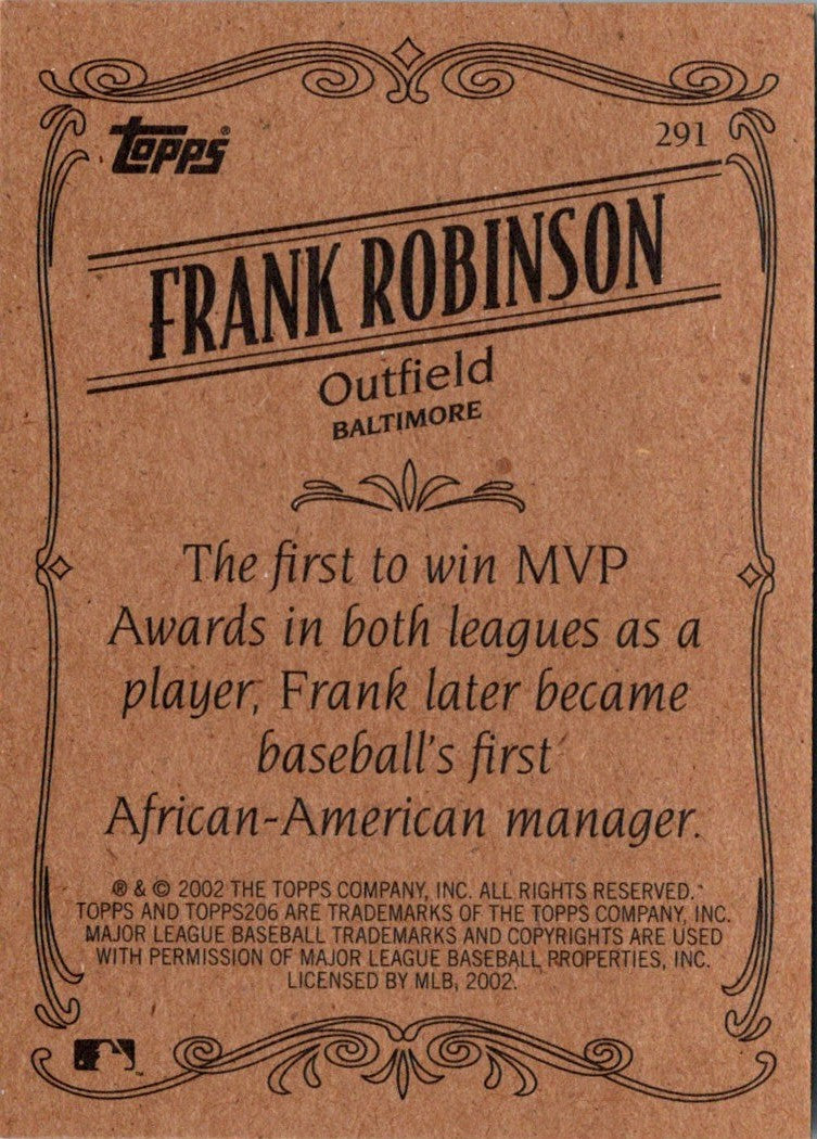 2002 Topps 206 Frank Robinson