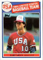 1985 Topps Gary Green #396 Rookie