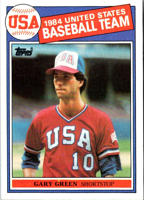 1985 Topps Gary Green #396 Rookie