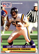 1991 Pro Set Gary Zimmerman