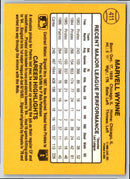 1986 Donruss Marvell Wynne