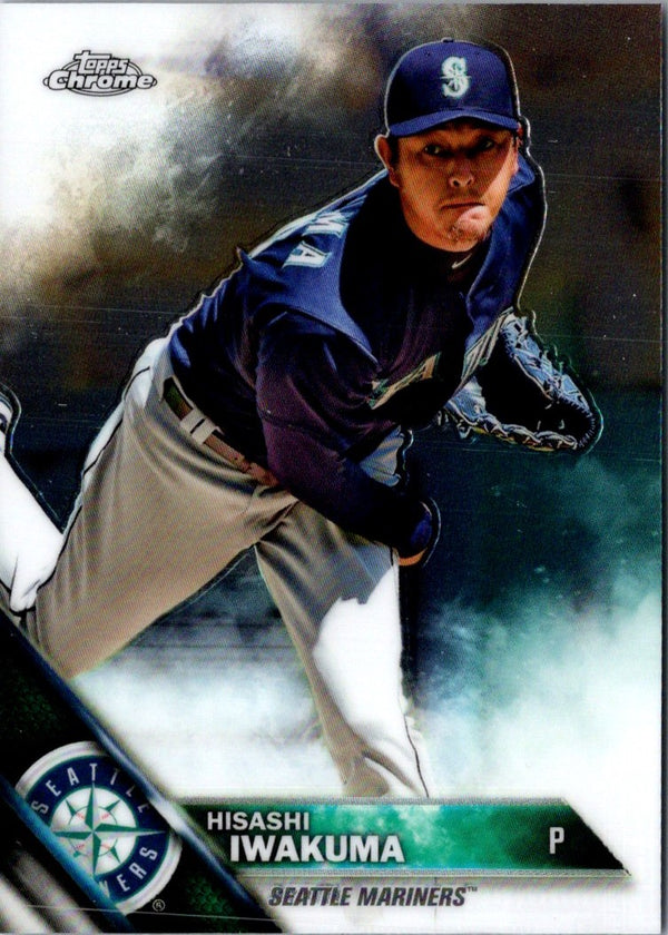 2016 Topps Chrome Hisashi Iwakuma #61