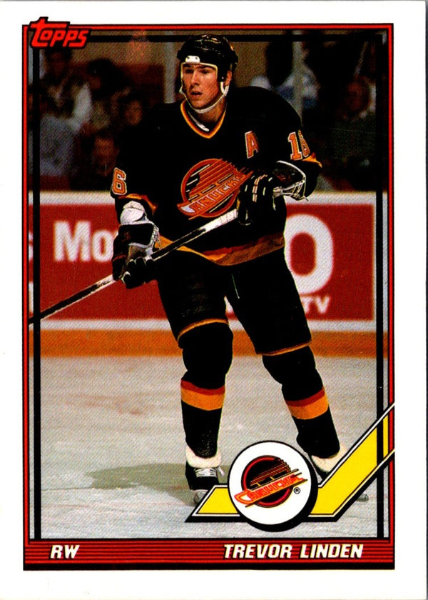 1991 Topps Trevor Linden #364