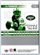 2004 Fleer Authentix Chad Pennington