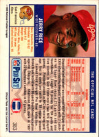 1989 Pro Set Jerry Rice #383
