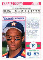 1988 Score Young Superstars II Gerald Young #11
