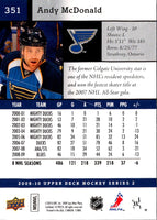 2009 Upper Deck Andy McDonald #351