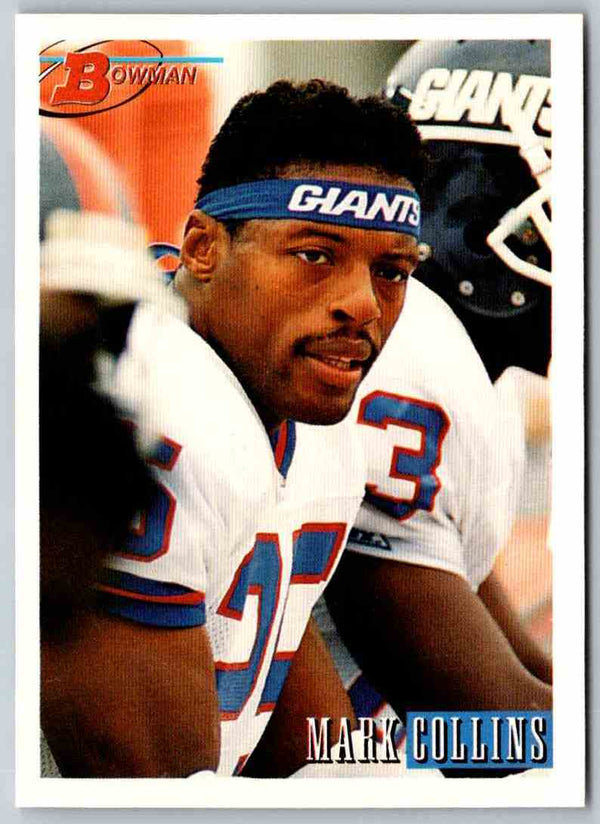 1993 Bowman Football Mark Collins #326