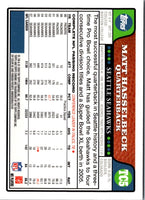 2008 Topps Chrome Matt Hasselbeck #TC5