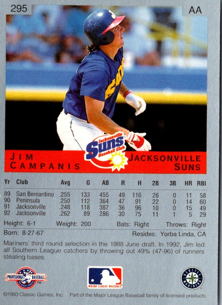 1993 Classic Best Jim Campanis