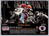 1991 Pro Set Platinum PC Gaston Green #PC7