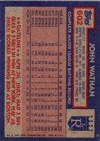 1984 Topps John Wathan #602