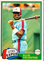 1981 O-Pee-Chee Ellis Valentine #244