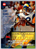 1997 Topps Stadium Club Football Tony Banks #301