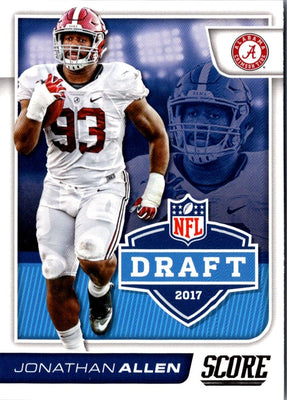 2017 Score NFL Draft Jonathan Allen #6