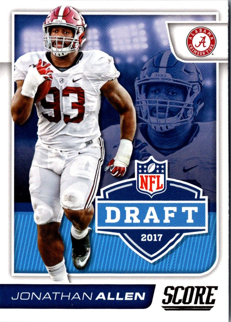 2017 Score NFL Draft Jonathan Allen