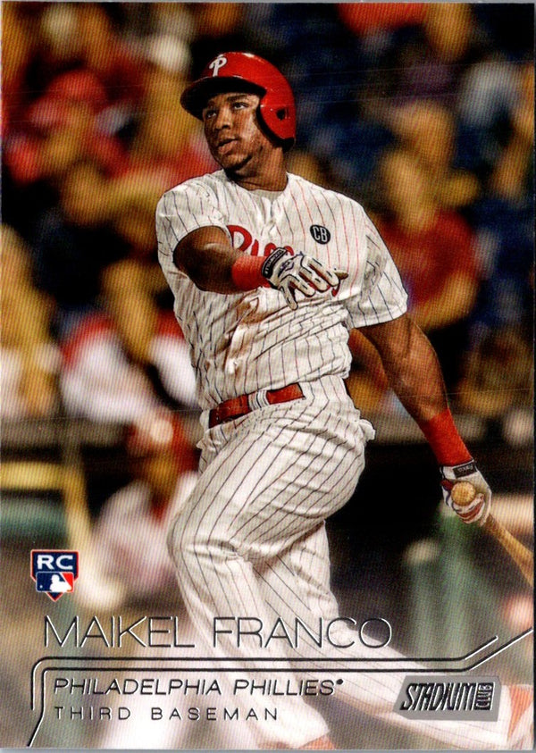 2015 Stadium Club Maikel Franco #116 Rookie