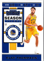 2019 Panini Contenders Klay Thompson #62