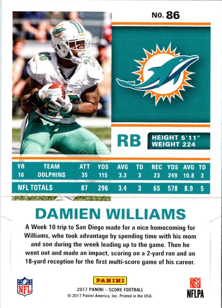 2017 Score Damien Williams
